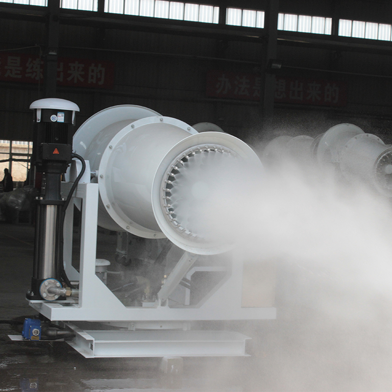遠(yuǎn)程霧炮機(jī)的除塵效果怎么樣？