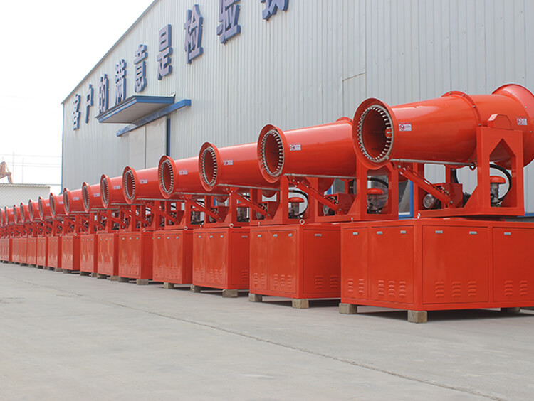 除塵霧炮機噴出的細水霧有什么優點？