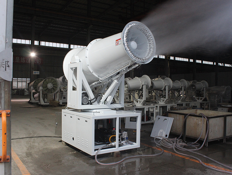 除塵霧炮機參數分析