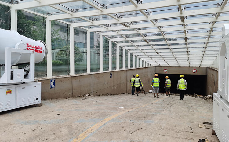 雙流體霧炮機有哪些優(yōu)點？