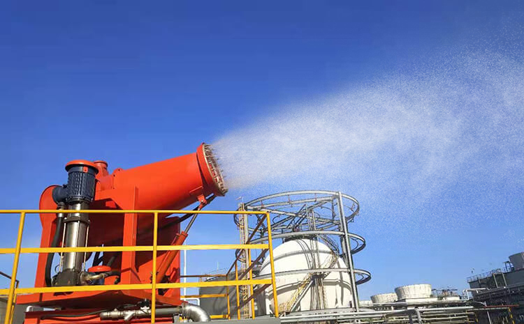 煤棚使用的環保降塵霧炮機降塵機理是什么？