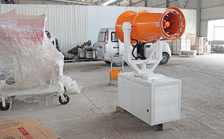 環保降塵霧炮機噴嘴對降塵效果的影響